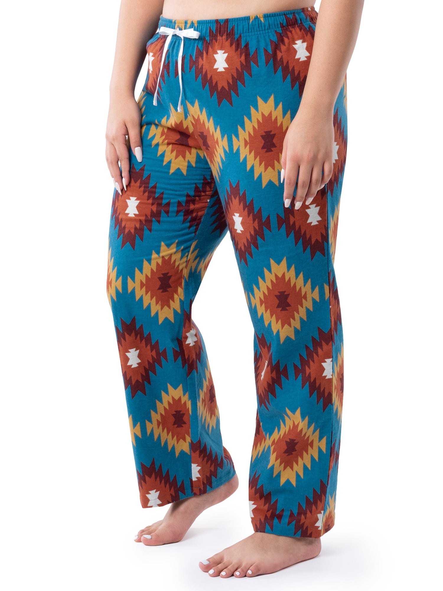 Wrangler Women's & Women's Plus Long Sleeve Top and Flannel Pajama Bottom, 2-Piece Set