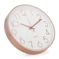 thumbnail image 2 of Wall Clock 12 Inch Non-Ticking Silent Modern Simple Style Round Decor Clock Gold Stereoscopic Dial Quartz Wall Clocks for Home Office School Living Room Bedroom Kitchen, 2 of 7