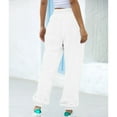 thumbnail image 4 of Pantalón de color puro, pantalones largos elásticos para mujer, pantalones largos para mujer, pantalones para mujer, rendimiento confiable, 4 of 6