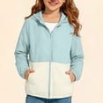 thumbnail image 4 of Posijego Boys Girls Sun Protection Jacket UPF 50+ Long Sleeve Zip up Hooded Outdoor Hiking Fishing Shirts with Pockets, 4 of 8