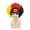 Yellow, variant on Fan Patriotic Color Hairpiece Party Skirt Men