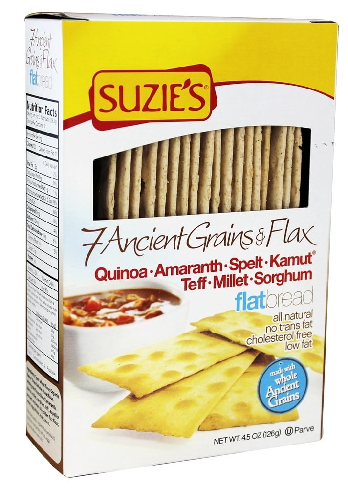 Suzie's 7 Ancient Grain Flatbreads (Pack of 12)