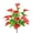 Red, variant on 1Pc 20" Artificial Anthurium Calla Lily Flowers Bush, 18-Head Faux Flamingo Lily Bouquet for Home Wedding Vase Decor, Purple