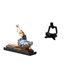 thumbnail image 1 of Estatua de bailarina de ballet, figura de pensador abstracto, escultura de resina, adorno de arte moderno elaborado con elegantes detalles tallados, a, 1 of 8