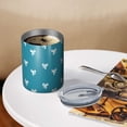 thumbnail image 3 of Christmas 12oz Stainless Steel Coffee Mug – Double-Wall Insulated Cup with Spill-Resistant Lid, 360° Full-Print Design, Keeps Drinks Hot & Cold for Home, Office, Travel, Thanksgiving, Xmas, 3 of 5