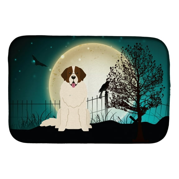 Halloween Scary Moscow Watchdog Dish Drying Mat