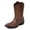 Dark Brown, variant on Boy's Ranch Western Boot, Dark Brown, 6 M Big Kid