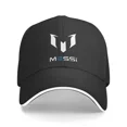 thumbnail image 2 of Gorra de béisbol de fútbol Messi 10 personalizada blanca para mujer y hombre, gorra de papá unisex ajustable personalizada para primavera, 2 of 5