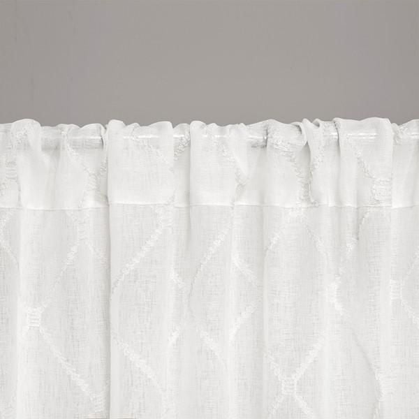 Home Trends Diamond Embroidered Window Panel