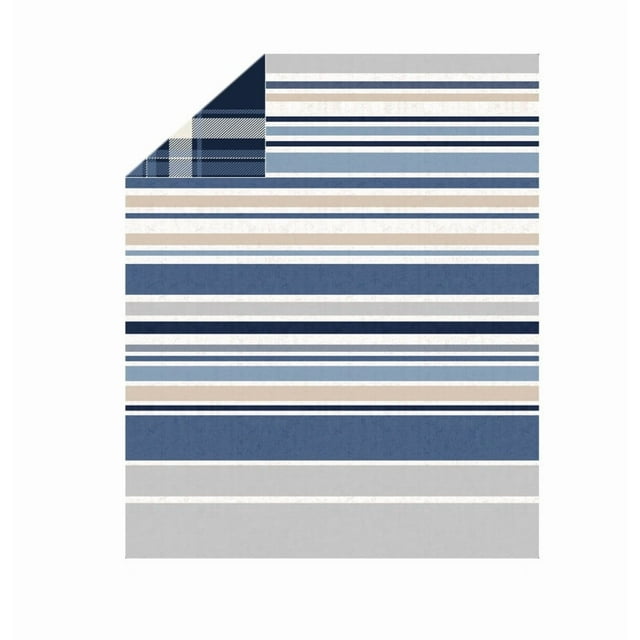 Set Edredon Hometrends Matrimonial Azul 200 cm x 220 cm