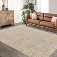 thumbnail image 3 of 8x10 Washable Area Rug for Living Room Non-Slip Modern Abstract Solid Stain Resistant Large Floor Carpet Rug for Dining Room Home Decor, Camel, 3 of 7