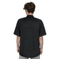 thumbnail image 5 of TOPTIE Short Sleeve Chef Coat Jacket Black Side Zipper Chef Uniform with Mesh, 5 of 6