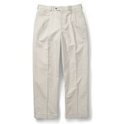 Men's Cuffed Pleat-Front Linen-Blend Pants