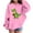 Pink, variant on Lorytime Christmas Sweater for Kids Girls Boys Dinosaur Hoodies Long Sleeve Tops Drop Shoulder Cute Pullover Black 5 Years
