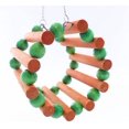 thumbnail image 3 of Bird Toys Bird Triangular Hanging Nest Toy Round Colorful Bead Parrot Swing Toys for Cockatiel Parrots Budgerigar Parakeet, 3 of 7