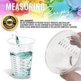 thumbnail image 4 of Disposable Measuring Cups for Resin - Pixiss Pack of 20 10oz Clear Plastic Measuring Cup for Epoxy Resin, Stain, Paint Mixing - Half Pint Reusable Multipurpose Mixing Cups for Cooking and Baking, 4 of 7