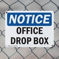 thumbnail image 5 of (2 Pack) Office Drop Box OSHA Notice Sign 18 Inch X 12 Inch Plastic Sign, Weather Resistant, UV Protected for Workplace, Business, and Construction Site, Made in the USA, 5 of 8
