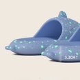 thumbnail image 5 of Zapatillas luminosas de tiburón para hombre y mujer, chanclas de suela gruesa, zapatos planos antideslizantes de EVA, sandalias divertidas, regalo de Navidad, 5 of 5