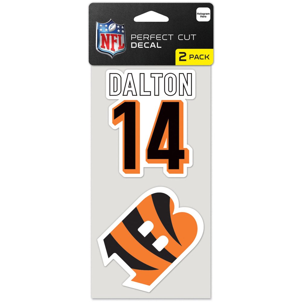 Andy Dalton Cincinnati Bengals WinCraft 2Pack 4" x 8