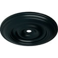 thumbnail image 3 of 44 1/2"OD x 4"ID x 4 "P Classic Ceiling Medallion (Fits Canopies up to 8 1/4"), Hand-Painted Night Shade, 3 of 6