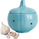 thumbnail image 1 of Ceramic Garlic Keeper with Lid, Breathable Storage Jar for Ginger & Garlic, 1 of 5
