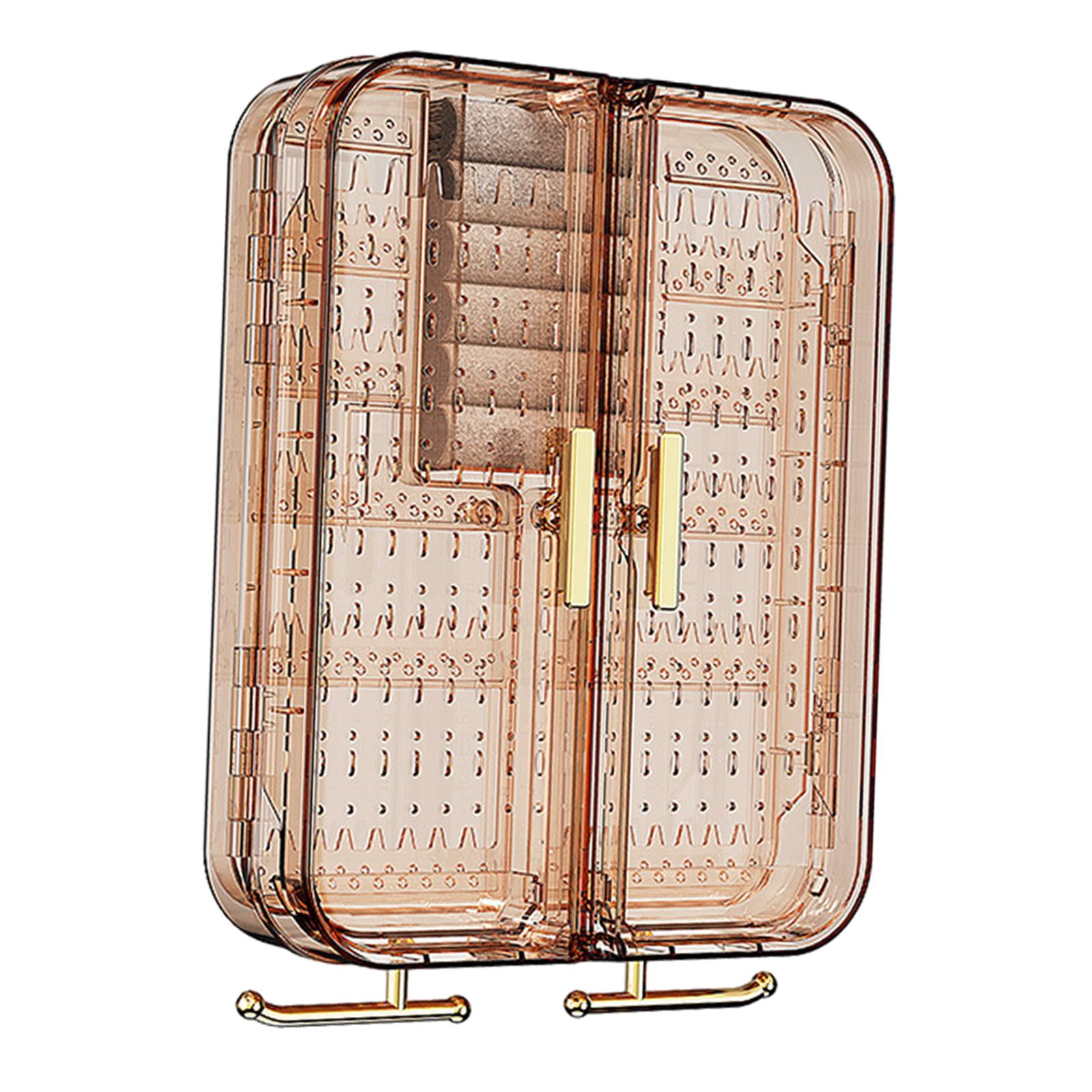 FVDPWYE Jewelry Holder Organizer Large Wall Mount Storage Accessories Jewelry Hanger for Brown