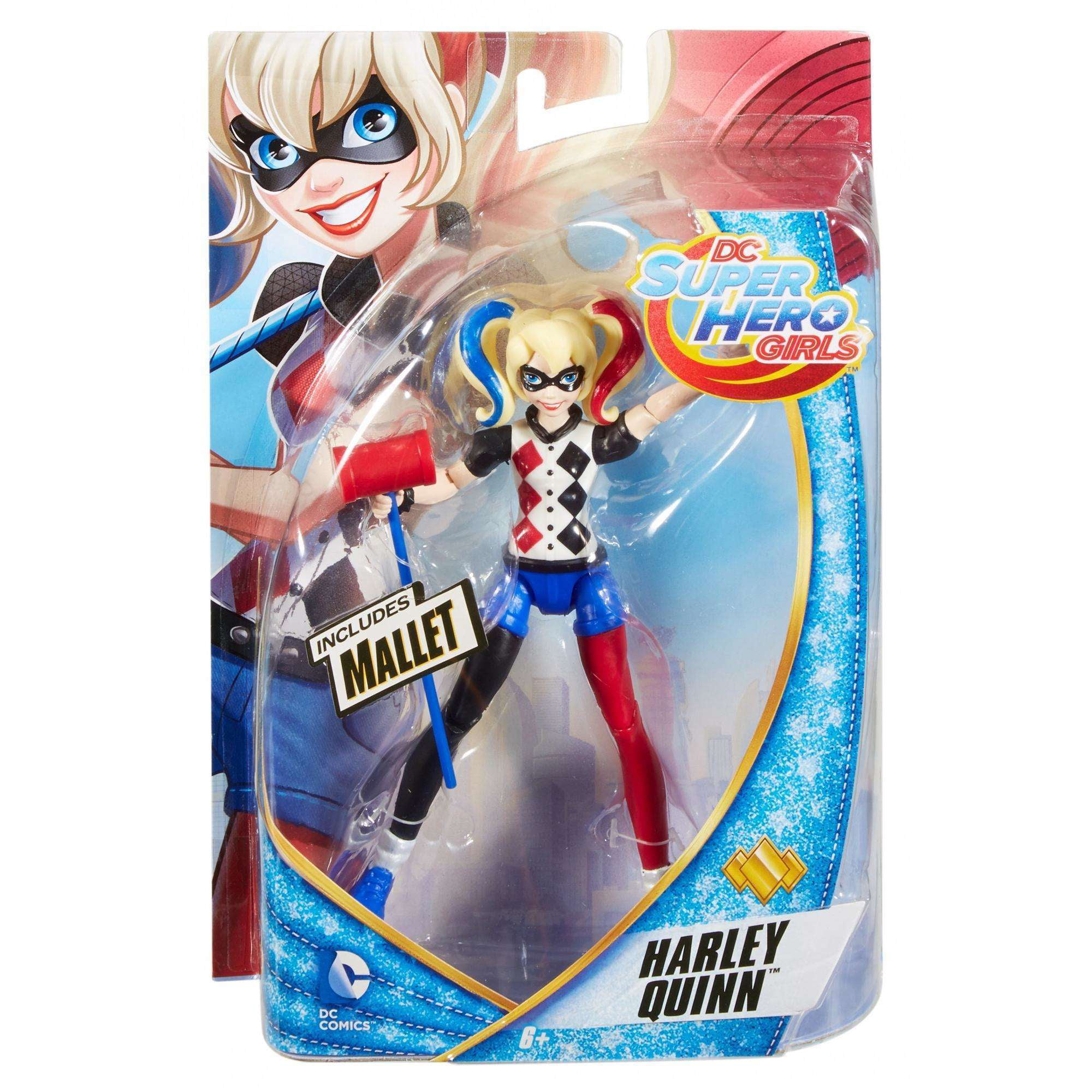 DC Super Hero Girls Harley Quinn Action Doll Bumble Bee Villain Super Hero 6 High Figures