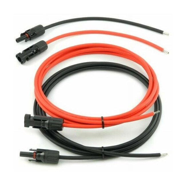 Conector de cable solar, materiales de cobre estañado de 6 mm2 para un diseño resistente a la intemperie, buena resistencia al fuego que ofrece seguridad en diversos entornos con un sistema de