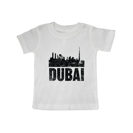 

Inktastic Dubai City Skyline with Grunge Gift Baby Boy or Baby Girl T-Shirt