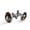 Color 2, variant on Men's Classic Stainless Steel, Skull Dollar Green Camouflage Pattern Cufflinks Business Wedding Shirts, Black