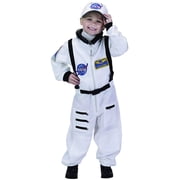 Aeromax Jr. Astronaut Suit Fancy-Dress Costume for Boys with Official NASA Patches for Ages 3-6, Toddler Size 4T