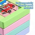 thumbnail image 3 of Sank Three-Dimensional Flip Blocks, Puzzle & Building Block 2 in 1, with different patterns on all sides, cultivate baby's logical thinking(ENGINEERING VEHICLE), 3 of 7