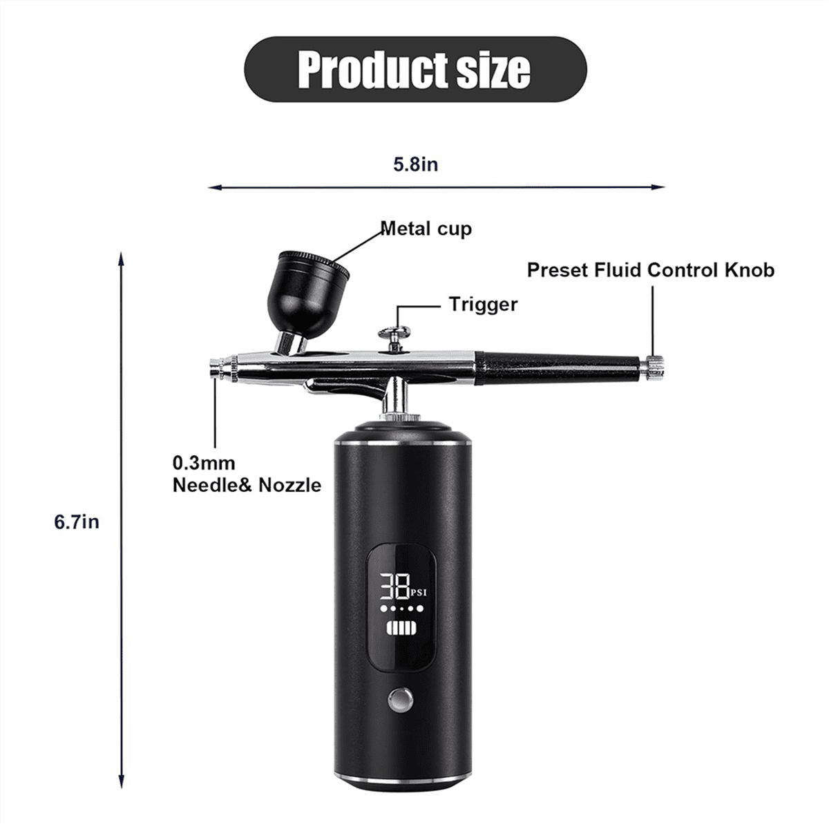 Digital Air Brush with Compressor Portable Air Brush Crafts Air Brush Art Painting Compressor Airbrush Pen Airbr Pink