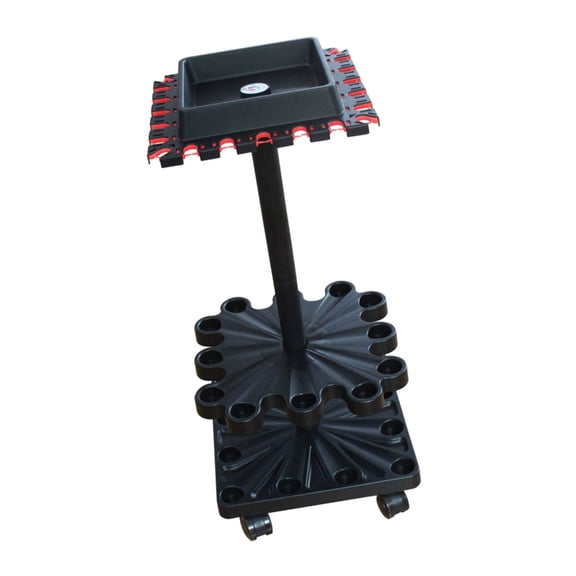 7829 Adjustable Fishing Rod Holders with Movable Base Rotating Poles Floor Stand