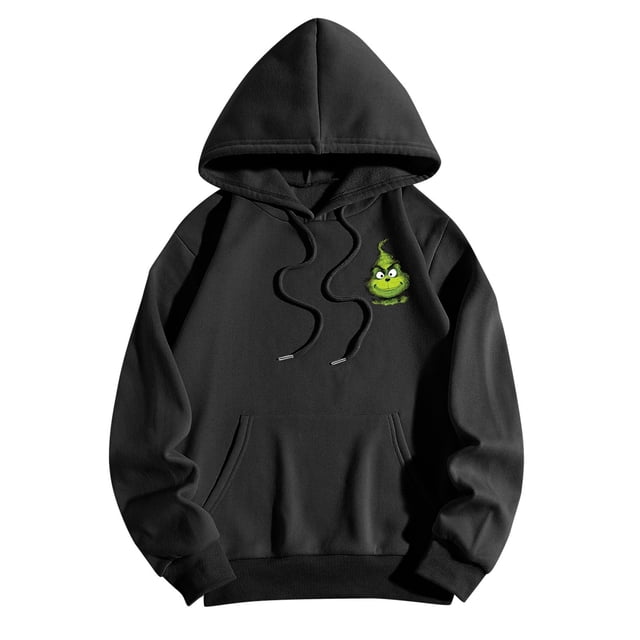 Sudadera con capucha MIARHB para mujer, sudaderas de gran tamaño para mujer, sudaderas de gran tamaño, sudaderas casuales de manga larga, sudaderas con capucha con estampado navideño, sudaderas con