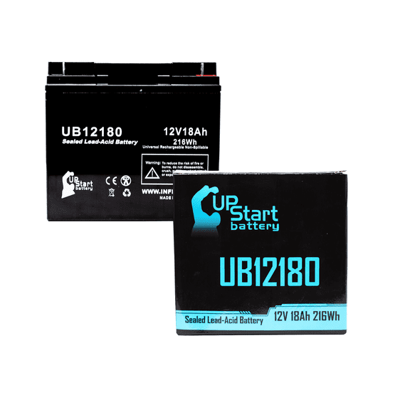 Compatible Sonnenschein A51216G5 Battery - Replacement UB12180 Universal Sealed Lead Acid Battery (12V, 18Ah, 18000mAh, T4 Terminal, AGM, SLA)