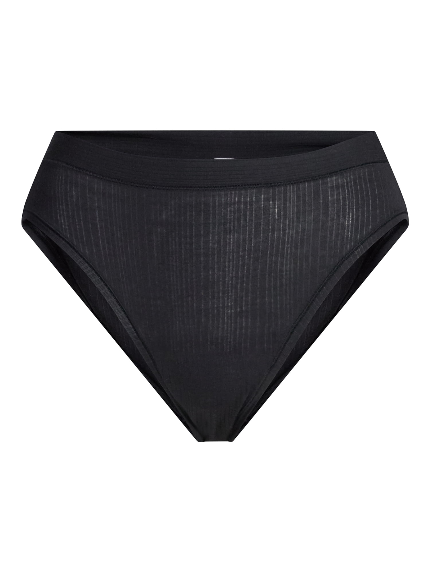 Joyspun Women's Ribbed Modal High Cut Brief Panties, 3-Pack, Sizes XS-3XL