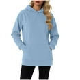 thumbnail image 2 of BLCHUNen Hoodies for Women Casual Pullover Sweatshirts with Pocket Fall Workout Gym Sports Long Sleeve Tops, 2 of 8