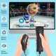 thumbnail image 3 of Juego de 2 piezas para controlador con 2 nunchucks, control remoto inalámbrico Wi - u, altavoz de soporte y vibración, 3 of 5