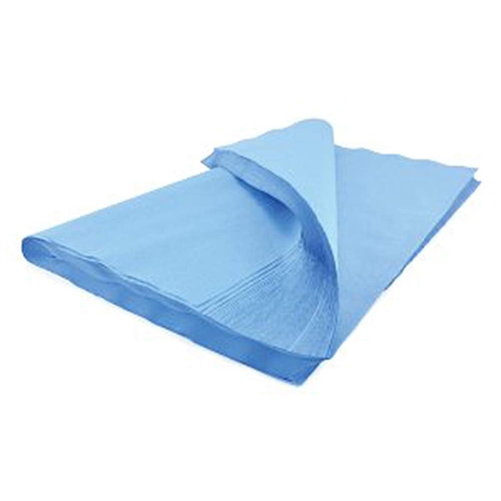 Sterilization Wrap 15" x 15". Case of 1000 Blue Autoclave Wraps for