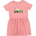 thumbnail image 3 of Inktastic Valentine Heart Train Girls Toddler Dress, 3 of 5
