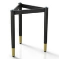 thumbnail image 2 of Furniture of America Modu Solid Wood Black Indoor End Table Base Legs, 2 of 19