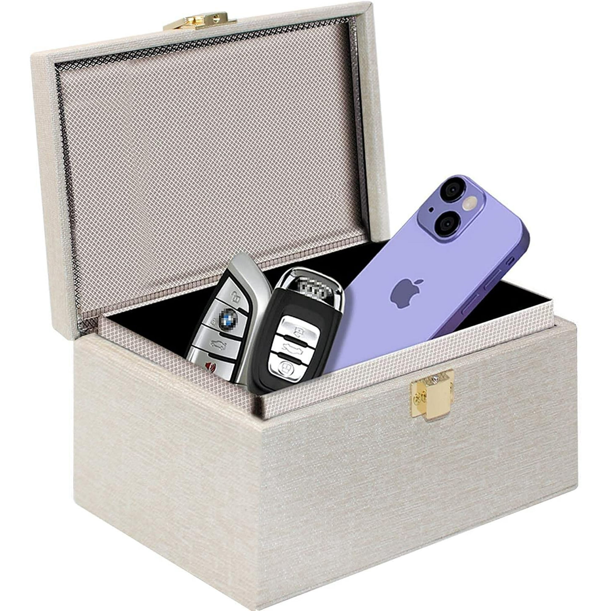 JXE JXO Faraday Box pour clés de voiture, Faraday Box, Key Fob Protecter,  Car Key Signal ing Box, RFID Box for Car Keys