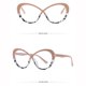 thumbnail image 2 of Gafas de espejo planas con degradado azul claro y 8 personalidades para mujer, 2 of 2