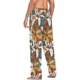 thumbnail image 6 of FREEAMG Beautiful Flower Pajama Pants for Men, Men's Separate Bottoms, Comfortable Sleep Lounge Pj Pants, 6 of 7