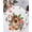 White, variant on 13 Inch Round Placemats Set of 4, Christmas Pine Non Slip Heat Insulation PP Table Mats, Candy Cane Sage Leaves Retro Beige Washable Place Mats for Kitchen Dining Party Table Decor