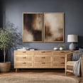 thumbnail image 4 of Framed Canvas Print Wabi Sabi Wall Art Set of 2 Abstract Modern Decorative for Living Room Bedroom - 24"x36"x2 NATURAL, 4 of 8