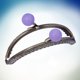 thumbnail image 1 of unbranded Clutch Frame Retro En Color Morado Con De Para Manualidades De Bolsos, 1 of 5