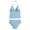 P309 Light Blue, variant on Girls Teen Swimsuit Set Outfits Summer Swim Beach 2 Piece Swimming Bikini Vest With Trunks Set Quick Dry Swimwear Kids Comfortable Bathing Suits Size 8-9 Years Blue