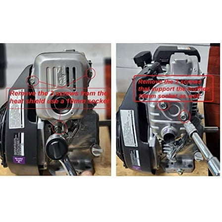 Exhaust Muffler pointing back 19" total length Compatible with Hond GX100, GC160, GC190 Motorized bicycles or mini bikes!